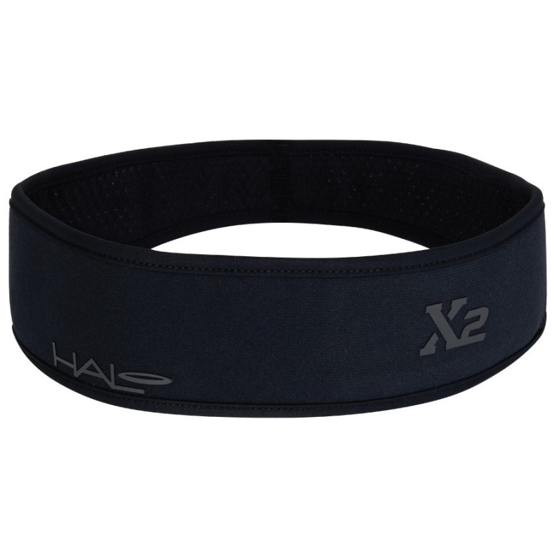 BLACK with BLACK AIR  MESH X2 pullover headband - S/M