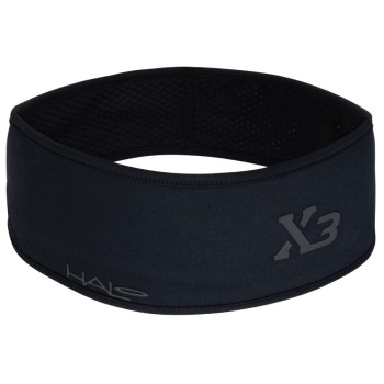 BLACK with BLACK AIR  MESH X3 pullover headband...